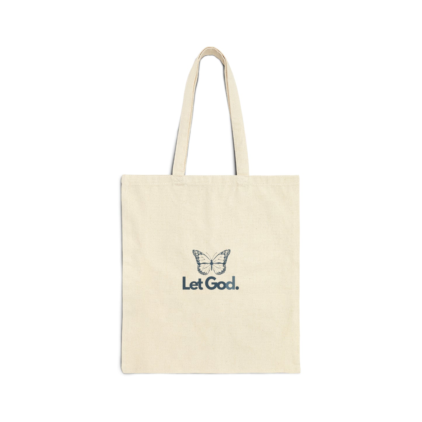 Let go, let God Butterfly Tote