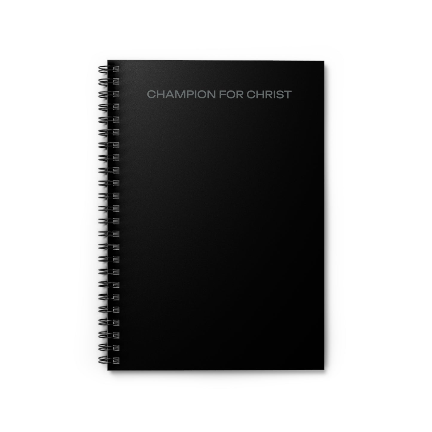 Black Spiral Notebook