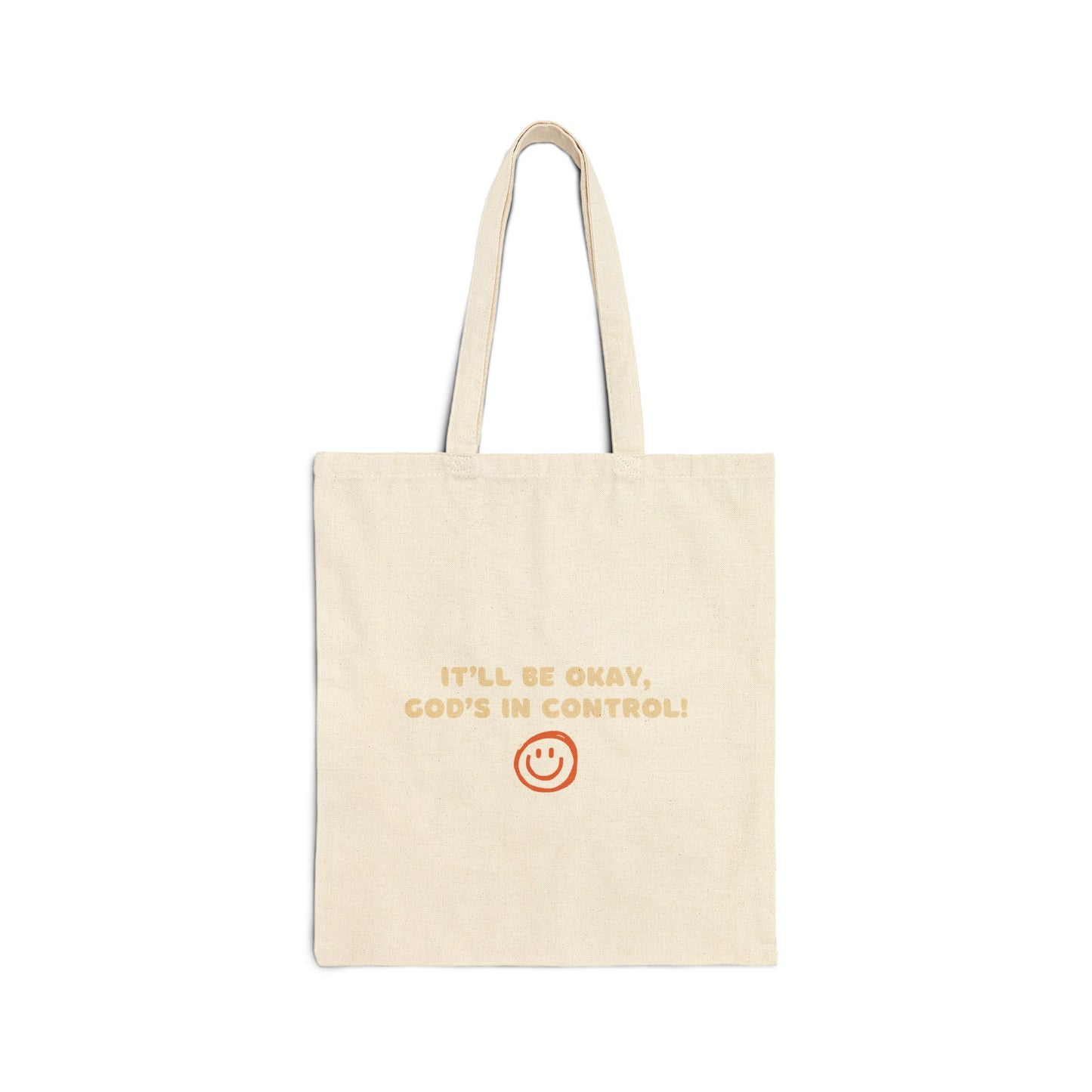God is in Control Tote Bag