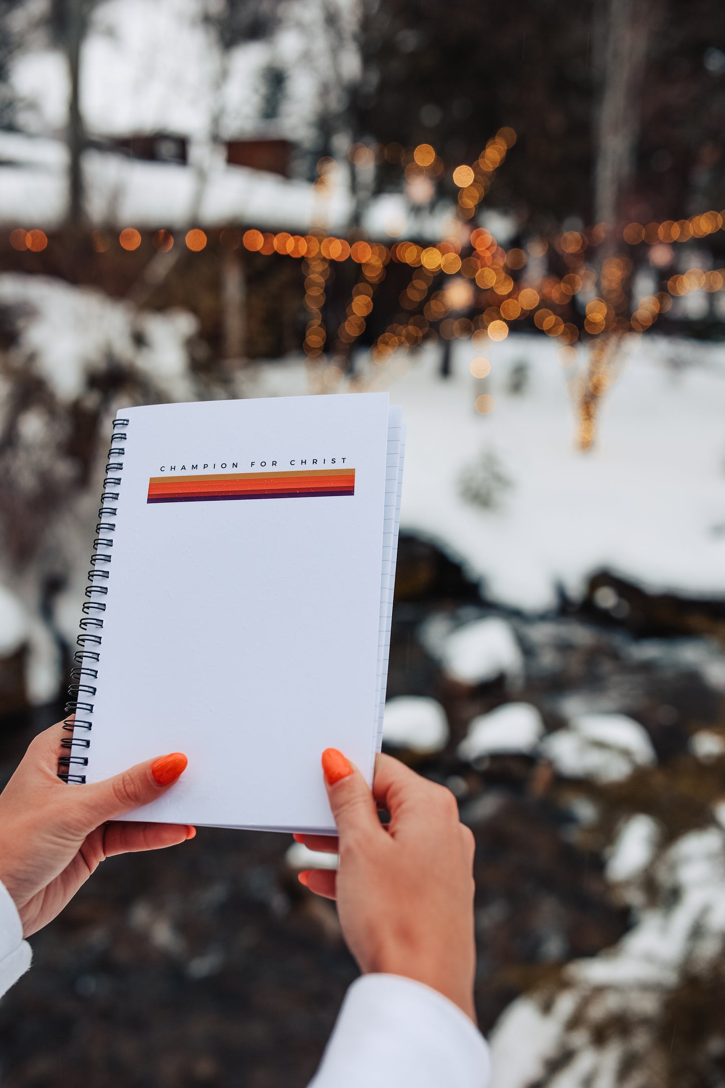White Spiral Notebook