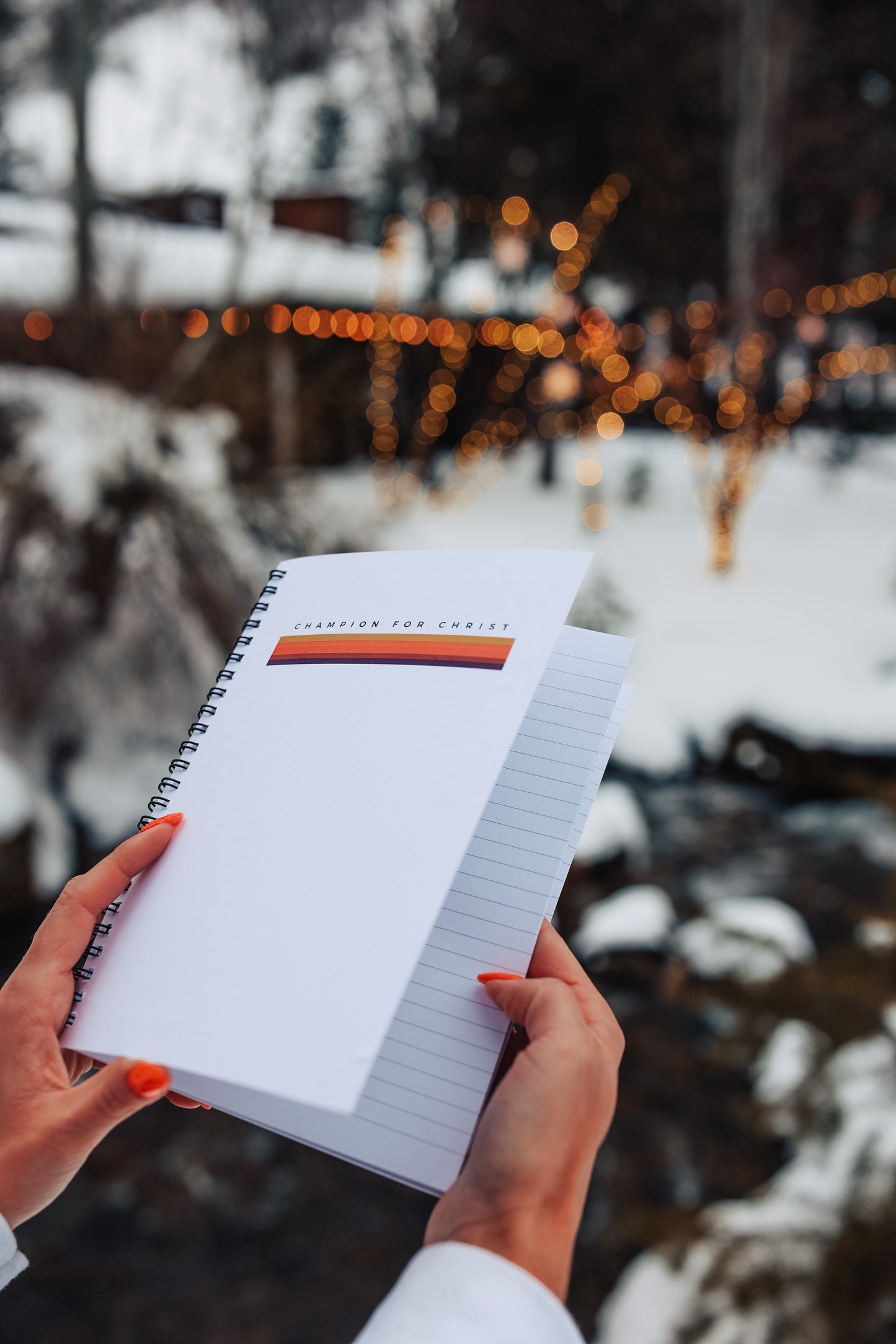 White Spiral Notebook
