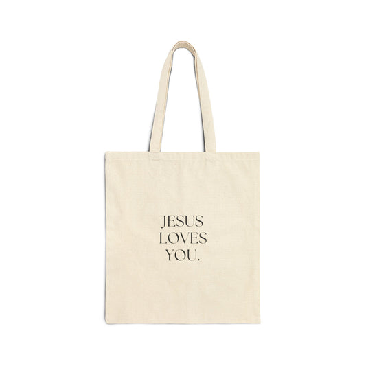 Jesus Loves You Tote Bag